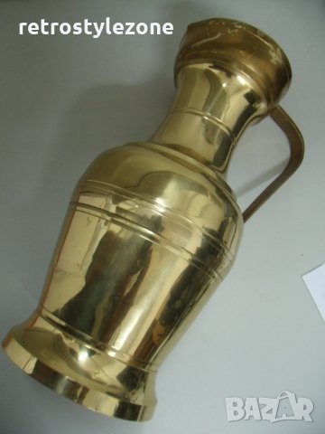 № 6018 стара голяма метална / месингова кана   , снимка 4 - Антикварни и старинни предмети - 35918853