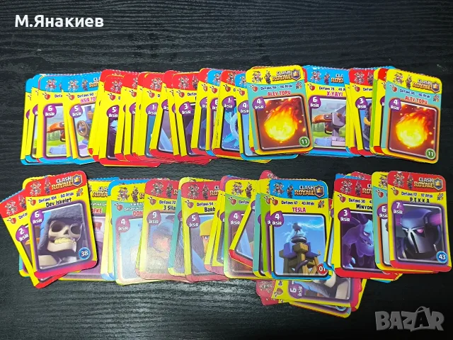 карти Clash Royale , снимка 3 - Карти за игра - 56143495