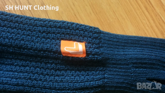 LANULLVA Hustadvika 2.0 Wool Sweater Half Zip Arctic Blue 100% Merino Wool разм L термо блуза - 2213, снимка 8 - Екипировка - 53612229