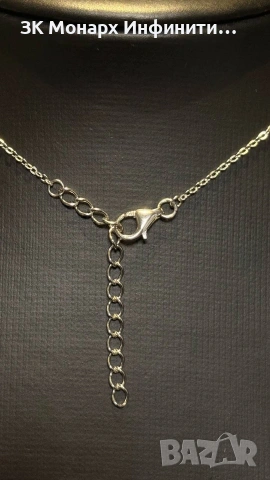 Сребърно колие, снимка 4 - Колиета, медальони, синджири - 50660660