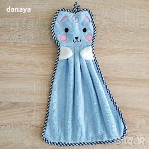 844 Микрофибърна кърпа за ръце Котета кухненска кърпа детска хавлия, снимка 5 - Хавлиени кърпи - 36228805