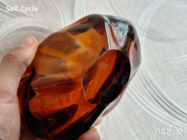 ✅МАСИВЕН СТЪКЛЕН ПЕПЕЛНИК❗, снимка 3 - Други ценни предмети - 52367835