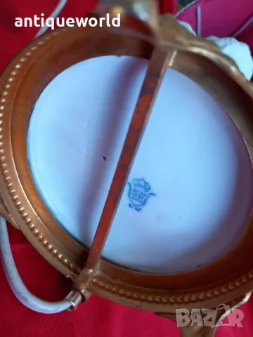 Unterweissbach Стара Настолна Лампа , Херувими,Ангели, снимка 6 - Антикварни и старинни предмети - 47965542