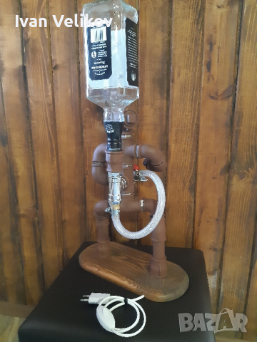 Настолна лампа в индустриален стил , снимка 3 - Настолни лампи - 44840687