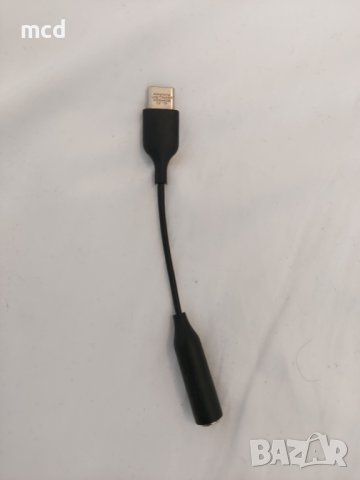 USB C to 3.5m headphone jack - преходник DAC 16BIT 48KHZ SAMSUNG , снимка 2 - Слушалки, hands-free - 41705175