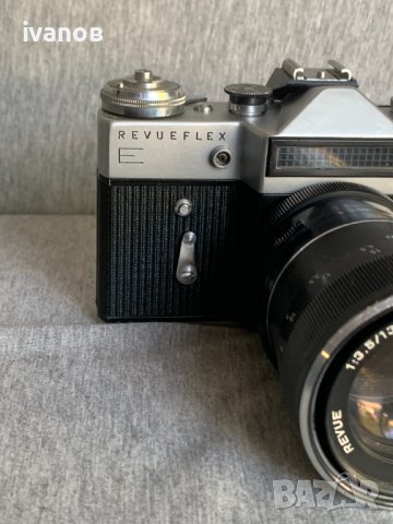 фотоапарат REVUEFLEX E с обектив REVUE PORST TELE 3,5 / 135 mm, снимка 2 - Фотоапарати - 42389662