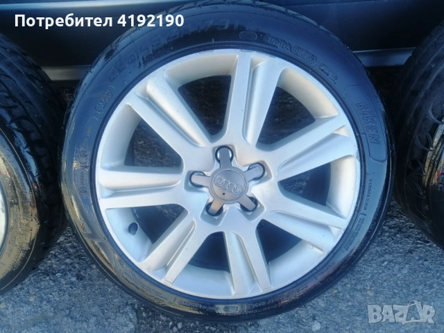 Здравейте! Предлагам за продажба лети джанти за Ауди А4 2011 , снимка 4 - Гуми и джанти - 53798949
