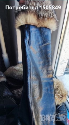 Яке от естествена кожа и естествен косъм, снимка 9 - Якета - 34491623