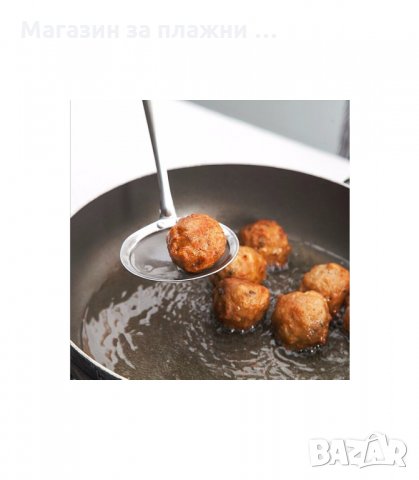 КУХНЕНСКА ЦЕДКА С ДЪЛГА ДРЪЖКА, НЕРЪЖДАЕМА СТОМАНА - код 1949, снимка 8 - Аксесоари за кухня - 34236086