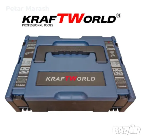 Акумулаторен Комплект Гайковерт и Ъглошлайф125мм Kraftworld, снимка 7 - Други инструменти - 50358631