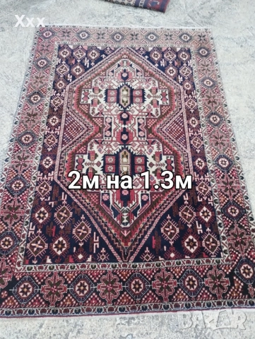 Ръчно тъкана вълнена персийска пътека.Иран Afshar.Антика за цените.