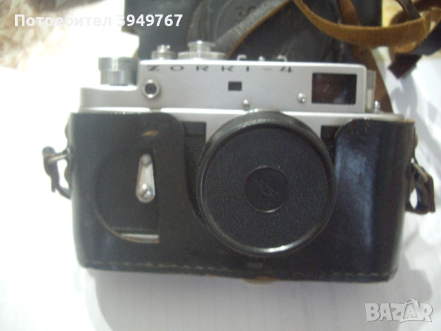 Стар фотоапарат''Зоркии 4'', снимка 3 - Антикварни и старинни предмети - 53526371