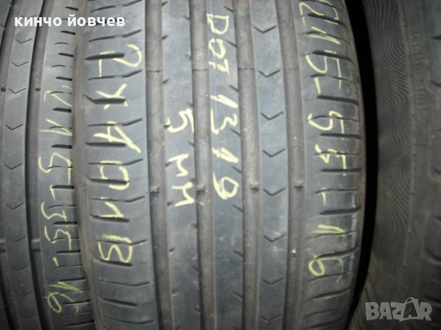 летни гуми 16цола 215/55-2 бр, снимка 5 - Гуми и джанти - 40206060