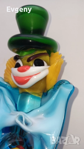 Клоун от Муранско стъкло , снимка 8 - Статуетки - 52638265