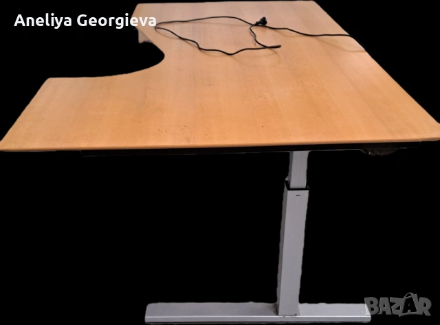 Електрическо ергономично офис бюро – регулируема височина, снимка 2 - Бюра - 53193659