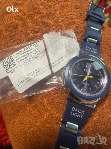 Часовник water resist back light , снимка 2 - Дамски - 51788779