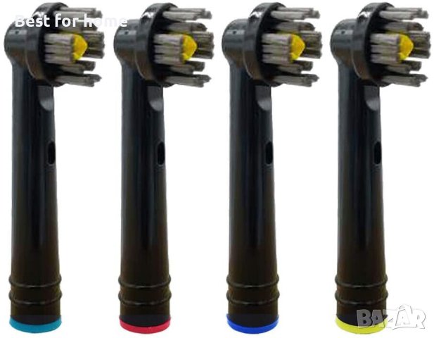 Oral B 3D White комплект от 4 бр. глави черен цвят, снимка 9 - Други - 41767627