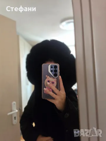 Зимна парка/яке от естествен косъм лисица С, снимка 6 - Якета - 55972405