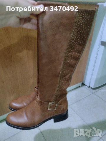 Дамски ботуши от еко кожа 
