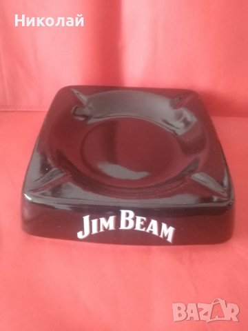Голям порцеланов пепелник  Jim Beam / пепелници, снимка 2 - Колекции - 39240447