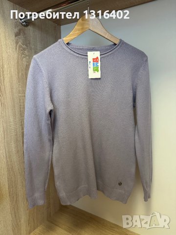 Нов мек пуловер, размер S/M, снимка 1 - Блузи с дълъг ръкав и пуловери - 44481820