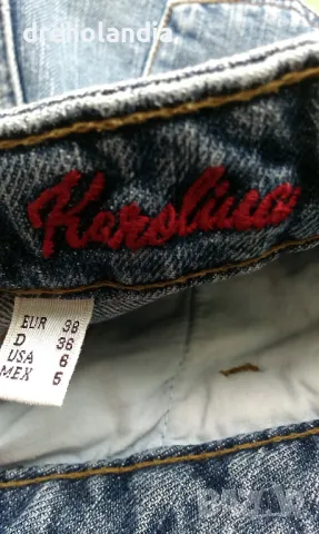 Дънкова пола MANGO - М , снимка 3 - Поли - 48705560