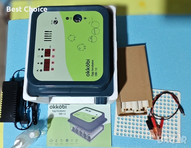 Автоматичен инкубатор 12 яйца, снимка 7 - За птици - 52731165