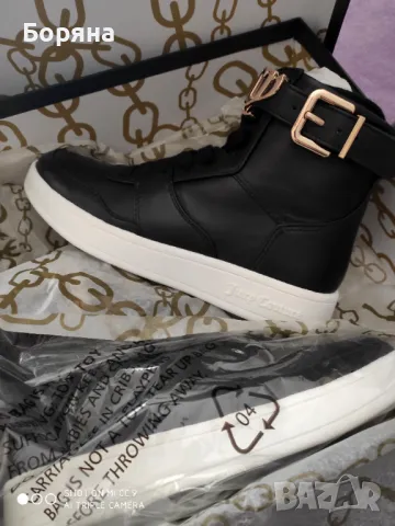НАМАЛЕНИ - Juicy Couture - Нови високи кецове от естествена кожа, снимка 6 - Кецове - 40312508
