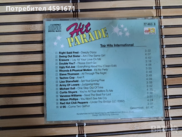 Hit Parade International 5/92, снимка 3 - CD дискове - 51761143