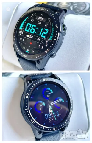 Смарт часовник Zeblaze Ares 3 Pro, AMOLED, 1.43'', Разговори,Водоустойчив. СИН, снимка 3 - Мъжки - 47920770