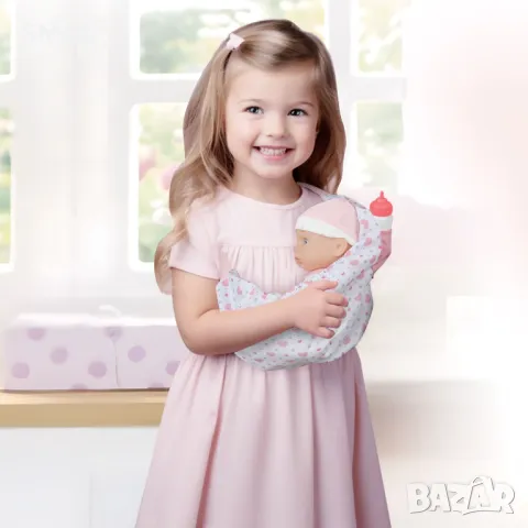 Бебешка кукла с аксесоари и чанта за разходка 30см S_1242682, снимка 3 - Кукли - 48212683