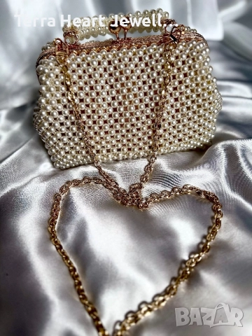 Дамска чанта перлена , снимка 8 - Чанти - 51881965