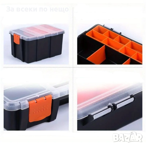 Комплект кутии за инструменти PA723 – 4 броя с подвижни прегради, снимка 5 - Други инструменти - 52332134