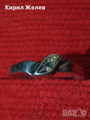 СТАР СКЪПОЦЕНЕН СРЕБЪРЕН ПРЪСТЕН с ФАСЕТИРАН СИН ЦИРКОНИЙ ЮВЕЛИРНА РЪЧНА РАБОТА СРЕБРО 25865, снимка 18 - Антикварни и старинни предмети - 34646883