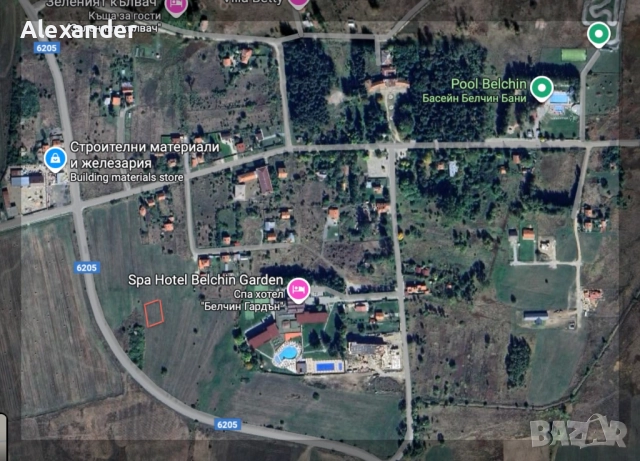 УПИ Белчин бани - 1082 кв.м, снимка 2 - Парцели - 52285847