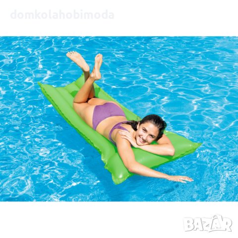  Надуваем матрак- Intex, 183x69 cm, До 100 килограма , снимка 6 - Надуваеми легла - 40527761