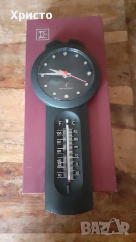 стенен часовник с термометър Хенкелс Henkels Германия, снимка 8 - Стенни часовници - 44251868