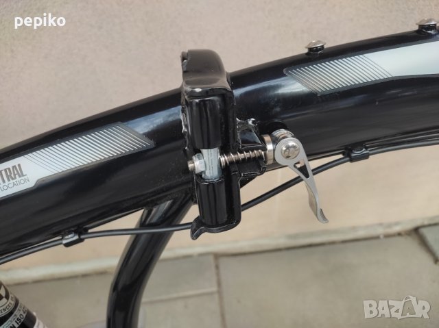 Продавам колела внос от Германия двойно сгъваем велосипед  BLACK PRO BIKE 20 цола, снимка 9 - Велосипеди - 39675186