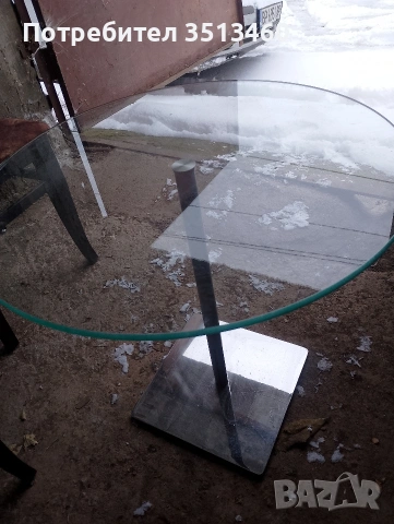 Стъклена маса за кафе 