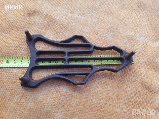 Скара за ютия на жар 3, снимка 3 - Антикварни и старинни предмети - 53778738