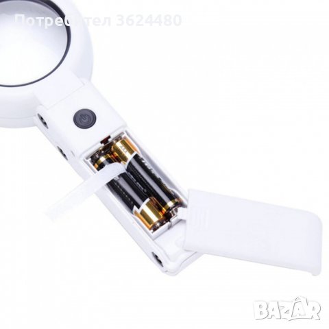 2786 Ръчна лупа, сгъваема за настолно ползване , снимка 5 - Други инструменти - 35832939