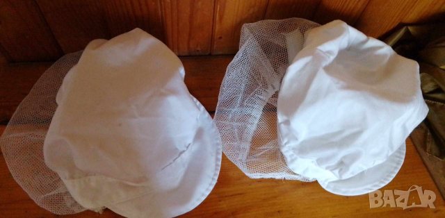 Памучна шапка с мрежа за готвач, снимка 1