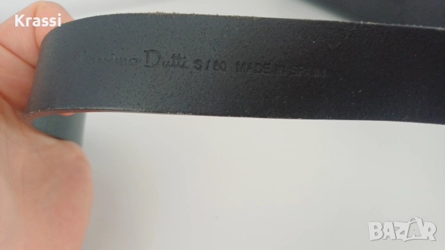 Черен колан ,Massimo Dutti  естествена кожа , снимка 2 - Колани - 52252806