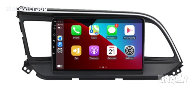 Hyundai Elantra / Avante / 6 GEN 2018-2020 - 9'' Андроид Навигация, 9638, снимка 2 - Навигация за кола - 41880840