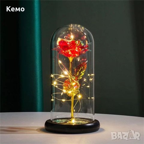 Светеща вечна роза - подари с любов