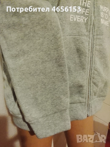 СУИЧЪР с КАЧУЛКА , ВАТИРАН , размер  L / XL , снимка 4 - Суичъри - 52908972