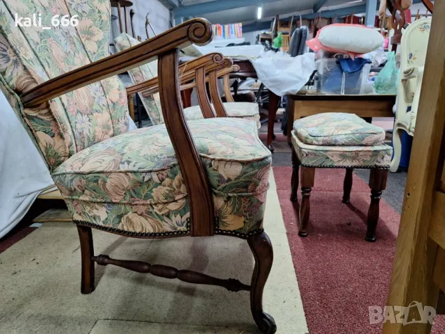Комплект ретро кресла внос от Холандия , снимка 3 - Дивани и мека мебел - 48942095