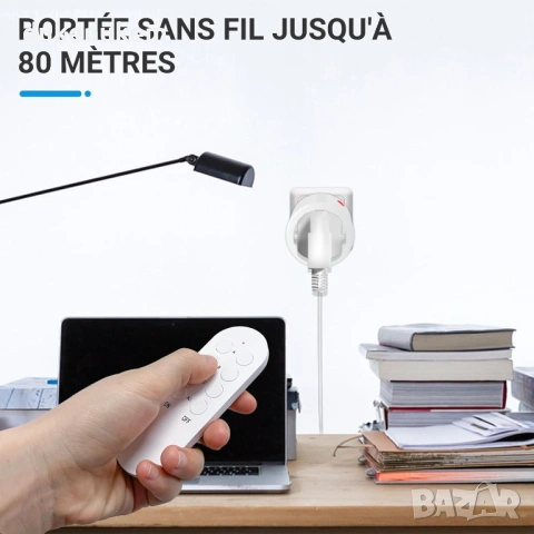 3 бр. Безжични програмируеми контакти 10A с дистанционно управление, снимка 4 - Друга електроника - 53188957