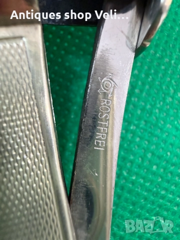 Сребърна резачка за пури/пърети №7745, снимка 6 - Други ценни предмети - 52814160
