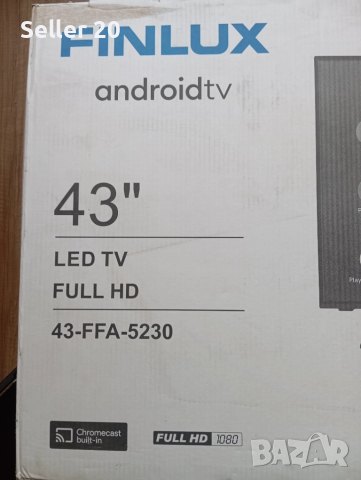ЗА ЧАСТИ телевизор 43" Finlux 43-FFA-5230 Android , снимка 2 - Телевизори - 52431012